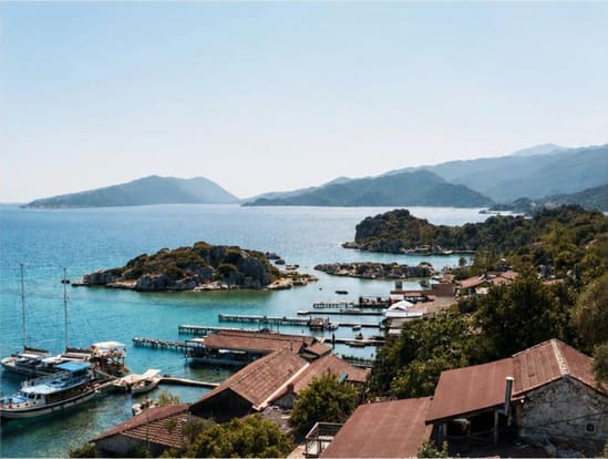 A boat tour through the coves of Kekova